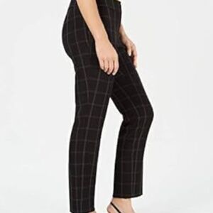 Marella Dress pants Strait leg Ankle pants Plaid Wool Blend Luxury Academia Sz 8